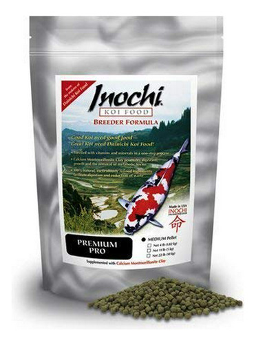 Comida Para Peces - Inochi Premium Pro Koi Food, Pellet Medi
