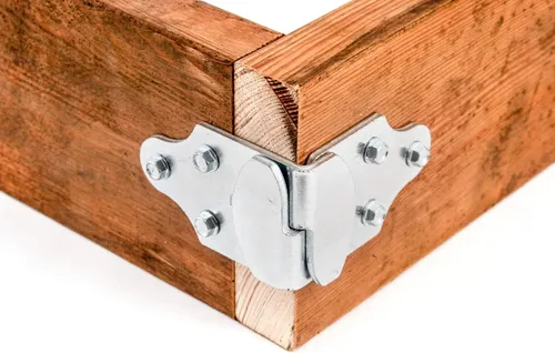4 Pc Stake Utility Trailer Rack Corner Connector Wood P...