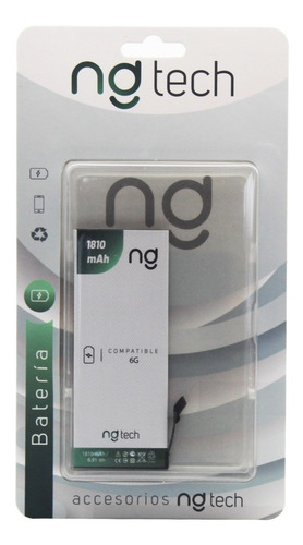 Bateria Para iPhone 6 A1549 A1586 A1589 Ngtech 1810 Mah