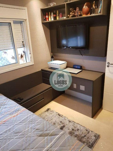 Imagem 15 de 24 de Apartamento Com 3 Dormitórios À Venda, 105 M² Por R$ 1.220.000 - Paseo Diadema Residencial Club- Centro - Diadema/sp - Ap1840