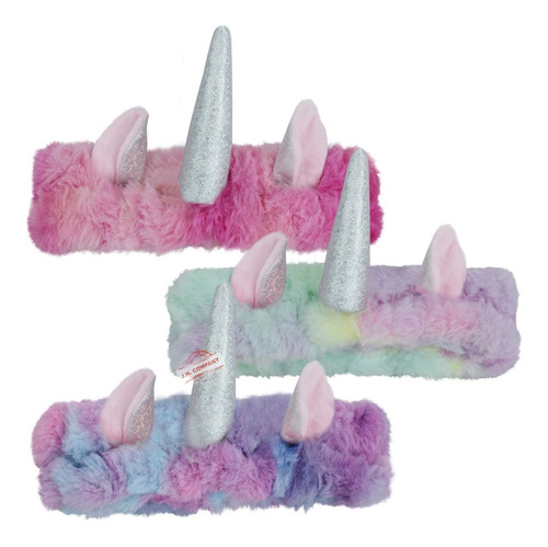 Set 3 Diadema Facial Maquillaje Unicornio Kawaii Xx-22