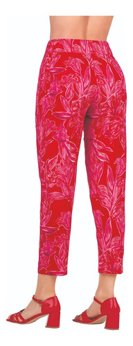 Pantalón Mujer Casual Multicolor Estampado 904-81