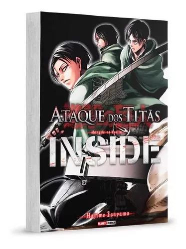 Ataque Dos Titãs: Inside, De Hajime Isayama., Vol. 1. Editora Panini, Capa  Mole Em Português, 2023