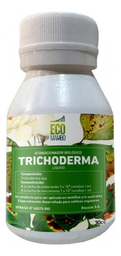 Ecomambo Trichoderma Fungicida Liquido Biologico 30cc
