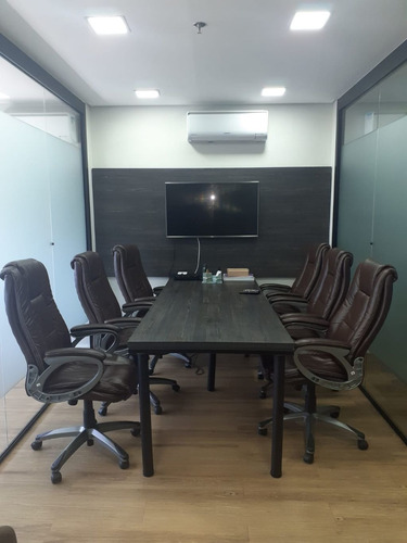 Imagem 6 de 11 de Sala Comercial Bem Localizada Empresarial 39 M² Gargem Domo Business Estacionamento Para Visitantes Manobrista Shopping Metrópole Etec Lauro Gomes - Sa00077 - 68997951