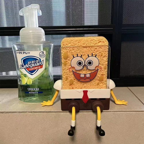 Porta esponja para cocina FBCI Bob Esponja marrón