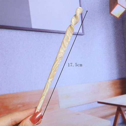 4x Palillos For El Cabello De Acetato For Mujer,