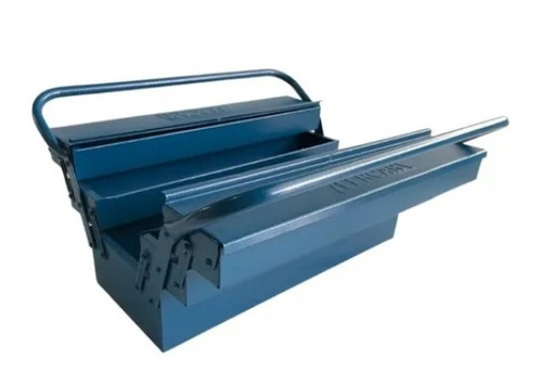 Caixa de ferramentas Fercar 07 de metal 20cm x 50cm x 21cm azul
