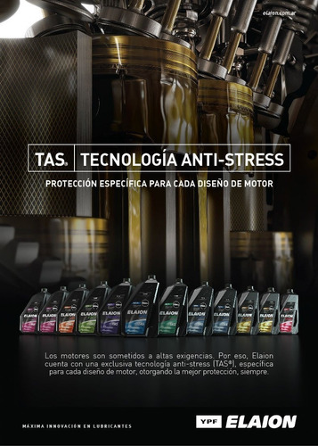 Imagen 5 de 9 de Ypf Aceite Sintetico F50 Dexos I 0w20 Elaion Envase 1 Litro.