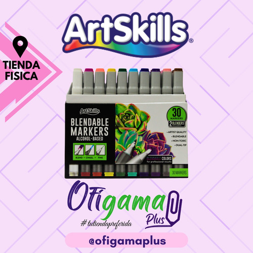 Marcadores Artskills De Doble Punta 30 Unidades