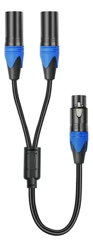 comprar Cable Divisor Xlr I650cm, 1 Xlr Hembra A 2 Xlr Macho Xlr Y S