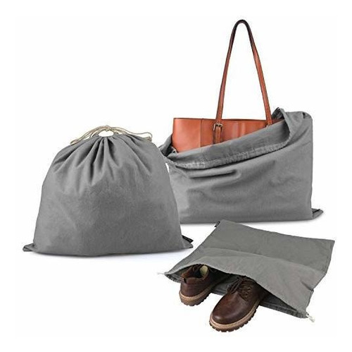 Bolsas Almacenamiento Plasmaller 100% Algodón Con Cordón