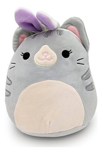 Peluche Squishmallows Tally Gato Orejas Conejo 19cm Original