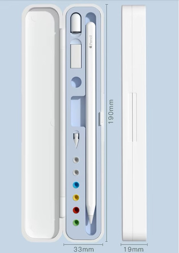 Case Estojo Compativel Com Apple Pencil E Canetas Touch