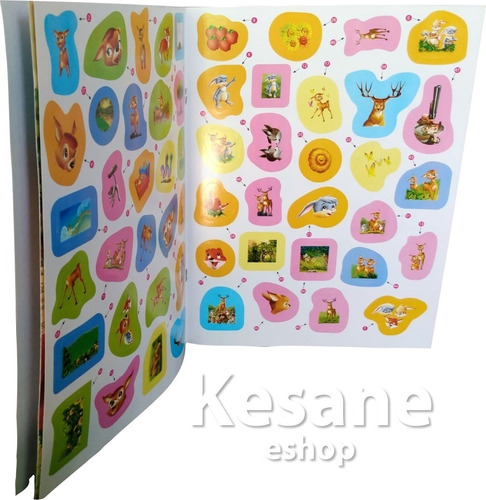 Imagen 3 de 9 de Paquete Libros Para Niños Interactivo Stickers Calcomanias