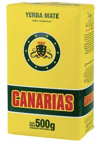 Imagen 2 de 2 de Yerba Mate Canarias 500g Sab. Tradicional Original Importada