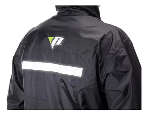 Capa Chuva Motoqueiro Nylon Luxo Gola Forro 1200 Pantaneiro