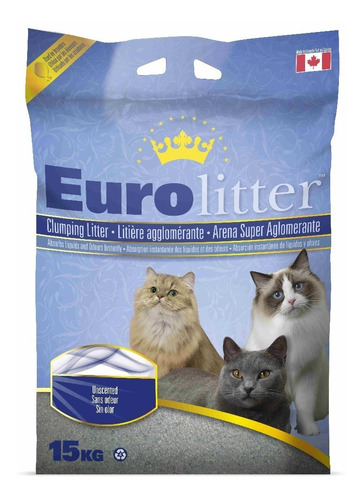 Euro Litter Arena Para Gatos 15 Kg