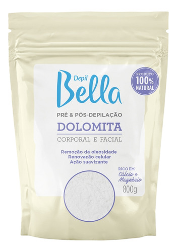 Kit Loção Dolomita E Creme Pré Pós Depilação Depil Bella