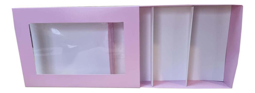 Caja Fosforera Multiuso Con Divisiones - Impresa X 25 U 004 Rosa