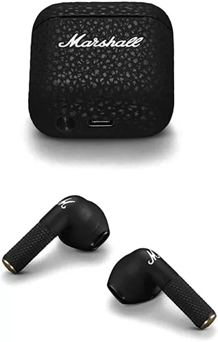 Auriculares Bluetooth True Wireless MARSHALL Minor Iii (In Ear - Micrófono  - Negro)