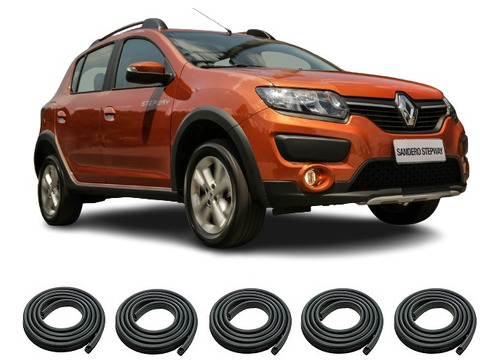 Burletes Renault Sandero Stepway 5 Ptas. 2015 Kit 4 Pzs+baul