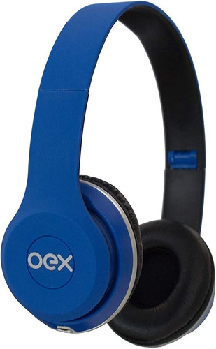 Fone Headset 1xp2 C/ Mic Style Hp103 Azul - Oex