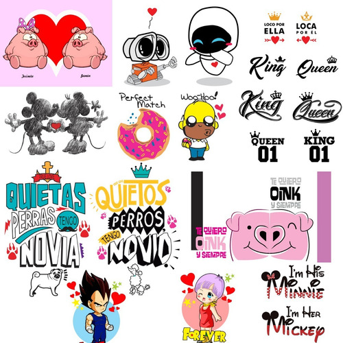 50 Vectores San Valentín Playeras + 100 Vectores Premium