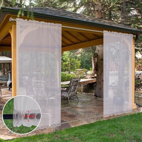Cortinas Transparentes Para Exteriores Impermeables Spacedre