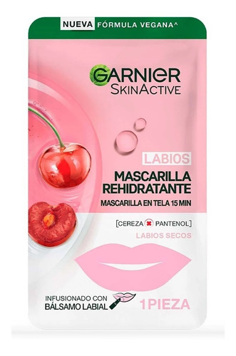 Mascara Para Labios Garnier Skin Active Cherry