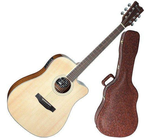 Violão Eletroacústico Eagle Cap Fishman Emd270 Ce Com Case