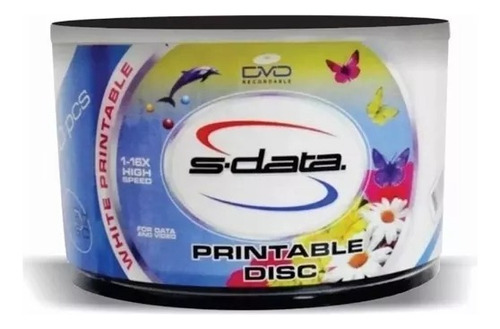 Dvd- R Cd-r Sdata Virgen 52x 4.7gb 10 Pack.