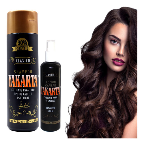  Shampoo Clasico Yakarta 650ml+ Locion Capilar 250ml