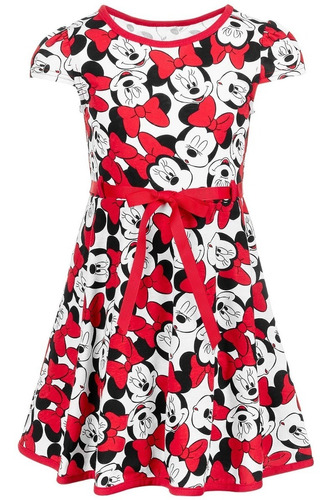 Vestido Minnie Mouse De Disney Para Niñas