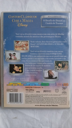 Fábulas Walt Disney Volume 2 Dvd Original Lacrado