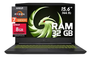 Msi Alpha 15 Ryzen 7-5800h 32gb 1tb Ssd Video 8gb 15.6 144hz