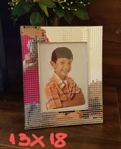 Kit Com 2 Porta Retratos Espelhados Para Natal