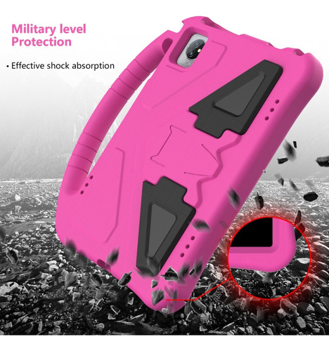 Para Tablet Eva Rosa Vermelha Para Blackview Tab 8 2020
