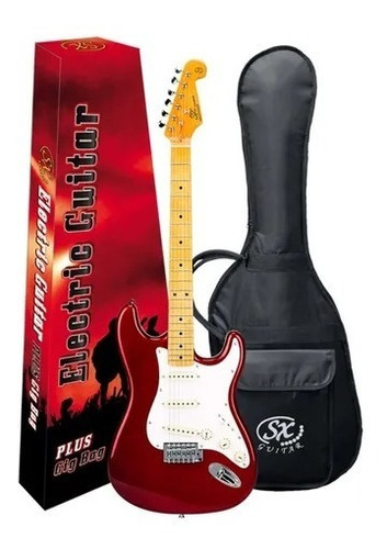 Guitarra Eléctrica Sx Stratocaster + Funda