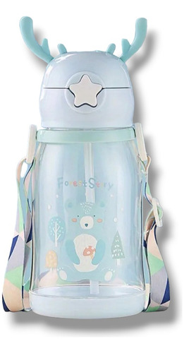 Vaso Antiderrame Botella Infantil Sorbete Silicona Niños