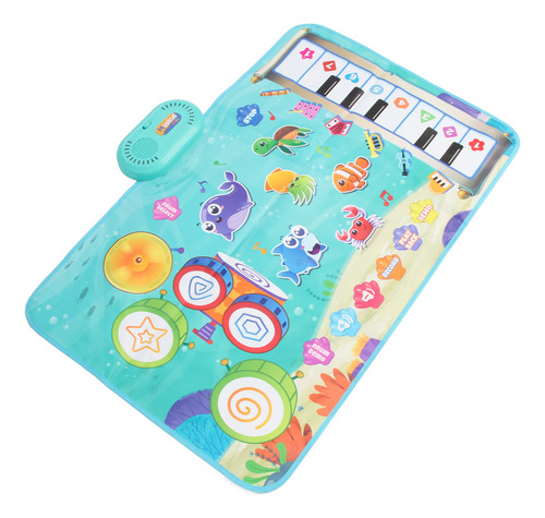 Tambor Musical Mat Baby 2 Sticks, Impermeable, Para Aprendiz