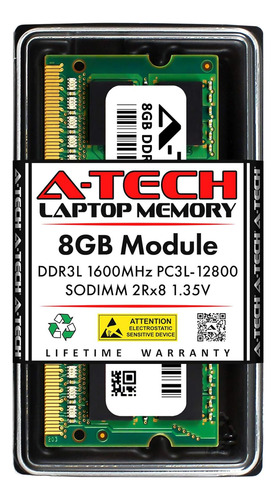 Memoria Ram A-tech 8 Gb Ddr3/ddr3l 1600 Mhz Sodimm Cl11