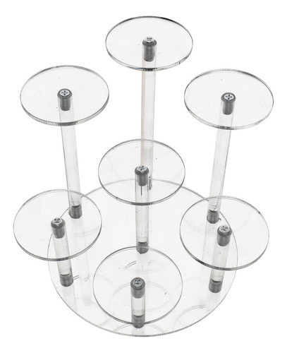 Soporte Para Magdalenas De Acrílico Redondo De 7 Niveles