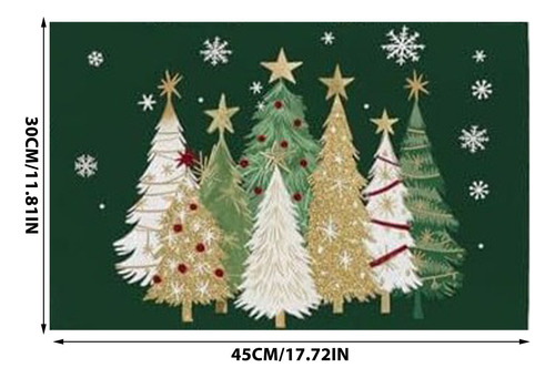Mantel Individual Navideño Q Mantel De Mesa Christmas Home L