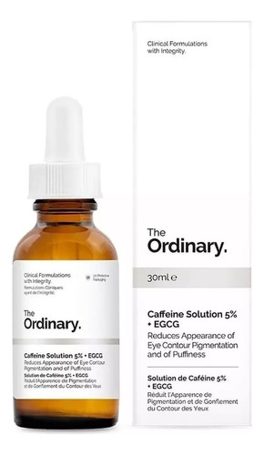 The Ordinary Caffeine Solution 5% + Egcg Momento de aplicación Noche Tipo de piel contorno de ojos