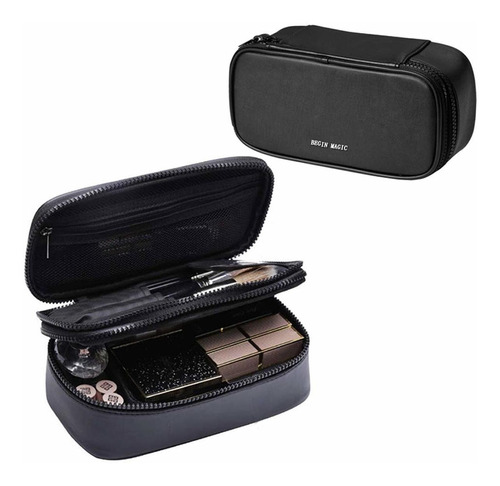 Mini Makeup Bag, Rownyeon Small Travel Cosmetic Brush B...
