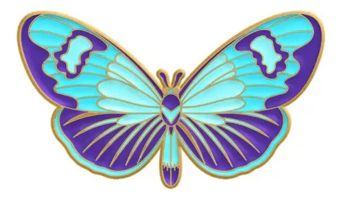 Pin Mariposa Metálicos Colores Nuevo