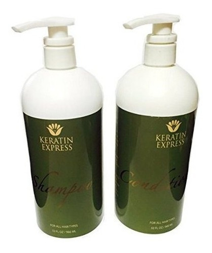 Keratin Express Shampoo Sin Sulfato Acondicionador Ultra Hid