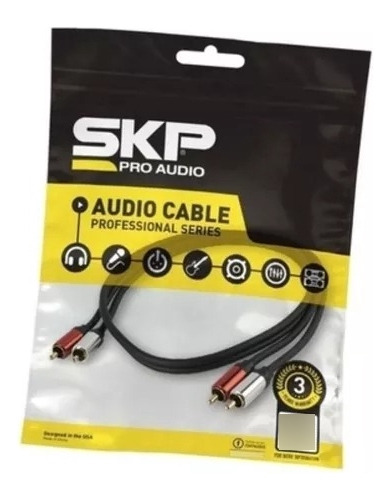 Cable Audio 0,9m Rca A Rca Skp Pro. Technicalshop