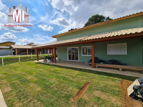 Linda Chácara Em Construção, Com Escritura, 3 Dormitórios, Piscina, À Venda, 1000 M² Por R$ *495.000* - Zona Rural - Pinhalzinho/sp - Ch0821